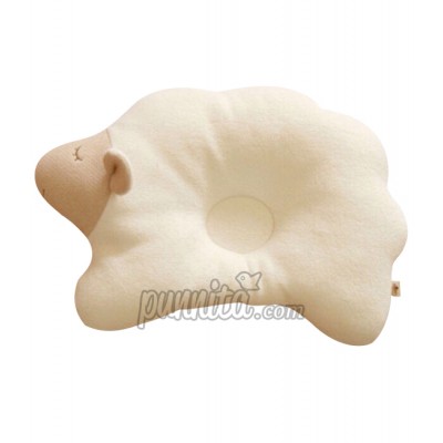 John n Tree หมอนหลุมผ้าฝ้าย ออร์แกนิค Cloud Lamb - Natural Beige